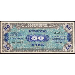 Allemagne - Occupation alliée - Pick 196d - 50 mark - 1944 - Etat : TTB