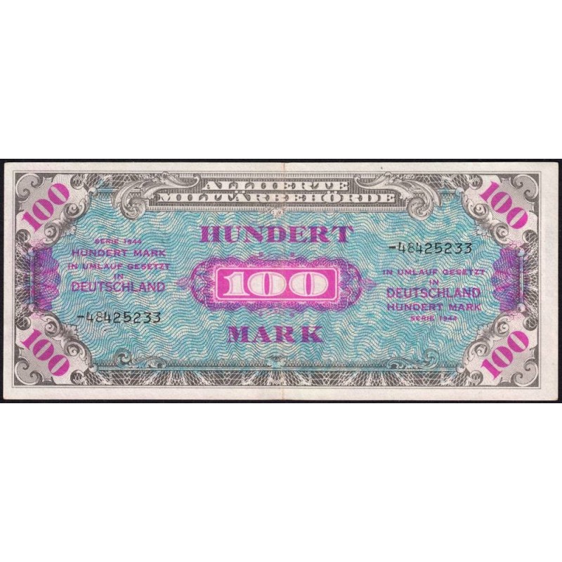 Allemagne - Occupation soviétique - Pick 197d - 100 mark - 1944 - Etat : TTB+