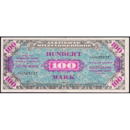 Allemagne - Occupation soviétique - Pick 197d - 100 mark - 1944 - Etat : TTB+