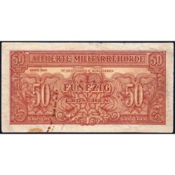 Autriche - Pick 102b - 50 groschen - Série 1944 - Etat : TB