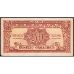 Autriche - Pick 102b - 50 groschen - Série 1944 - Etat : TTB+