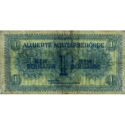 Autriche - Pick 103a - 1 schilling - Série 1944 - Etat : TB+