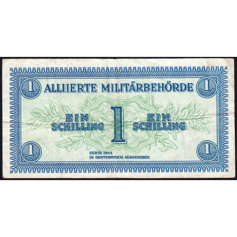 Autriche - Pick 103a - 1 schilling - Série 1944 - Etat : TTB-