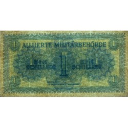 Autriche - Pick 103b - 1 schilling - Série 1944 - Etat : SUP+ à SPL