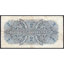Autriche - Pick 104a - 2 schilling - Série 1944 - Etat : TB+