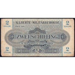 Autriche - Pick 104b - 2 schilling - Série 1944 - Etat : TB