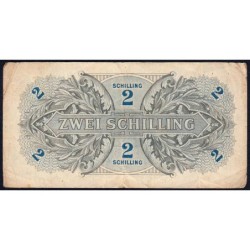 Autriche - Pick 104b - 2 schilling - Série 1944 - Etat : TB