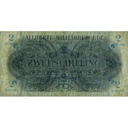 Autriche - Pick 104b - 2 schilling - Série 1944 - Etat : SUP