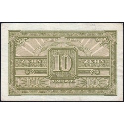 Autriche - Pick 106_1 - 10 schilling - Préfixe E/23 - Série 1944 - Etat : TTB+