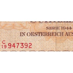 Autriche - Pick 109 - 50 schilling - Préfixe C/19 - Série 1944 - Etat : TB+