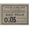 Algérie - Blida 3 - 0,05 franc - 05/10/1916 - Etat : NEUF