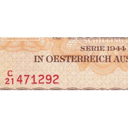 Autriche - Pick 109 - 50 schilling - Préfixe C/21 - Série 1944 - Etat : TTB+