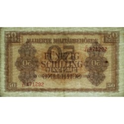 Autriche - Pick 109 - 50 schilling - Préfixe C/21 - Série 1944 - Etat : TTB+