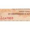 Autriche - Pick 109 - 50 schilling - Préfixe C/22 - Série 1944 - Etat : TTB+