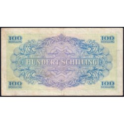 Autriche - Pick 110a - 100 schilling - Préfixe B/15 - Série 1944 - Etat : TTB