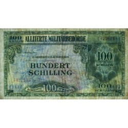 Autriche - Pick 110a - 100 schilling - Préfixe B/15 - Série 1944 - Etat : TTB