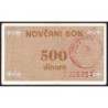 Bosnie-Herzégovine - Pick 49a - 500 dinara - 1992 - Etat : SUP