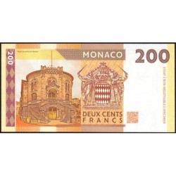 Monaco - Grace Kelly - 200 francs - Série A - 2018 - Etat : NEUF