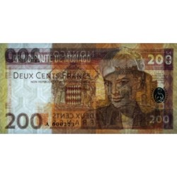 Monaco - Grace Kelly - 200 francs - Série A - 2018 - Etat : NEUF