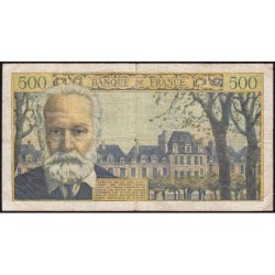 F 35-02 - 04/03/1954 - 500 francs - Victor Hugo - Série V.17 - Etat : B+ à TB-