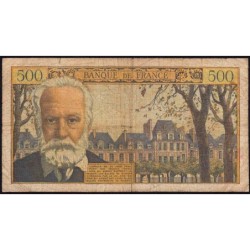 F 35-02 - 04/03/1954 - 500 francs - Victor Hugo - Série W.20 - Remplacement - Etat : B