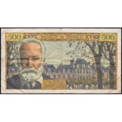 F 35-02 - 04/03/1954 - 500 francs - Victor Hugo - Série N.27 - Etat : TB