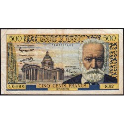 F 35-06 - 07/02/1957 - 500 francs - Victor Hugo - Série N.82 - Etat : TB