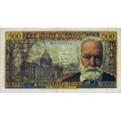 F 35-08 - 06/02/1958 - 500 francs - Victor Hugo - Série U.97 - Etat : TTB