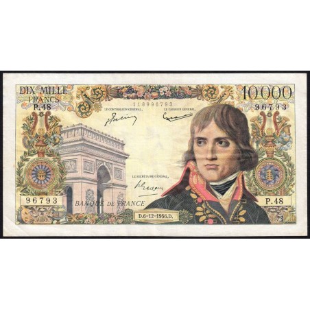 F 51-06 - 06/12/1956 - 10000 francs - Bonaparte - Série P.48 - Etat : TTB