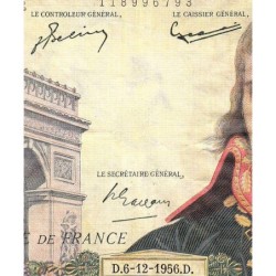 F 51-06 - 06/12/1956 - 10000 francs - Bonaparte - Série P.48 - Etat : TTB