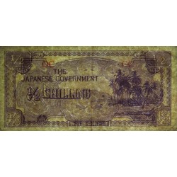 Océanie - Gouvernement Japonais - Pick 1a - 1/2 shilling - Série OC - 1942 - Etat : TB+