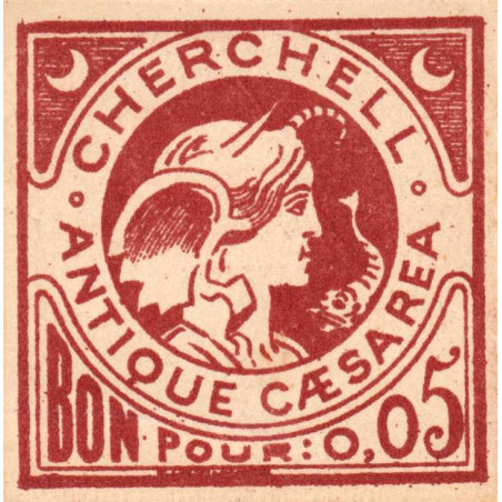 Algérie - Cherchell 1 - 0,05 franc - 1916 - Etat : NEUF