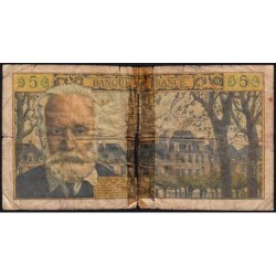 F 56-14 - 02/05/1963 - 5 nouv. francs - Victor Hugo - Série H.105 - Etat : AB