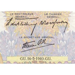 F 32-02 - 16/05/1940 - 500 francs - La Paix - Série P.260 - Etat : TTB-