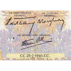 F 32-05 - 25/07/1940 - 500 francs - La Paix - Série L.975 - Etat : TB+