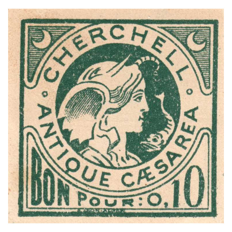 Algérie - Cherchell 3 - 0,10 franc - 1916 - Etat : SUP