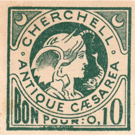 Algérie - Cherchell 3 - 0,10 franc - 1916 - Etat : SUP