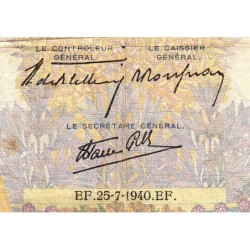 F 32-05 - 25/07/1940 - 500 francs - La Paix - Série Q.846 - Etat : AB