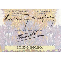 F 32-05 - 25/07/1940 - 500 francs - La Paix - Série U.856 - Etat : SUP