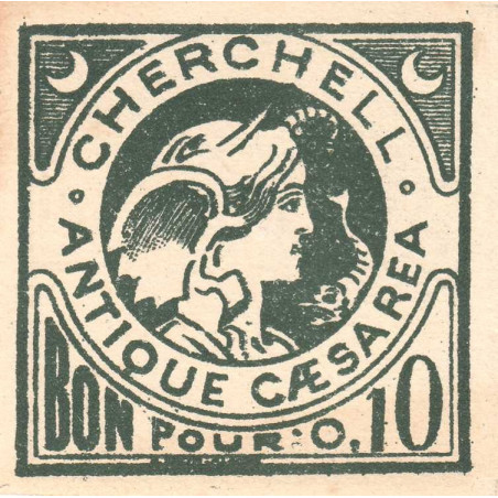 Algérie - Cherchell 3 - 0,10 franc - 1916 - Etat : NEUF