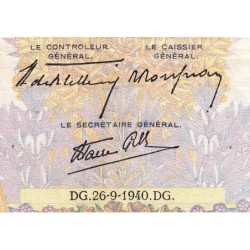 F 32-06 - 26/09/1940 - 500 francs - La Paix - Série T.967 - Etat : TB