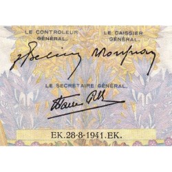 F 32-21 - 28/08/1941 - 500 francs - La Paix - Série C.3586 - Etat : TB-