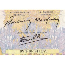 F 32-22 - 02/10/1941 - 500 francs - La Paix - Série C.3669 - Etat : AB