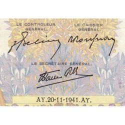 F 32-24 - 20/11/1941 - 500 francs - La Paix - Série M.3935 - Variété - Etat : TB+