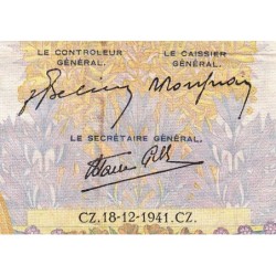 F 32-25 - 18/12/1941 - 500 francs - La Paix - Série V.4128 - Etat : B