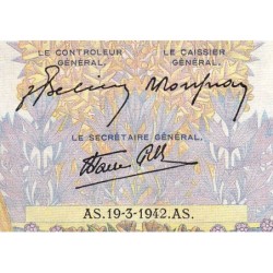 F 32-31 - 19/03/1942 - 500 francs - La Paix - Série Z.4938 - Etat : SUP