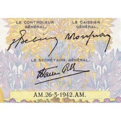 F 32-32 - 26/03/1942 - 500 francs - La Paix - Série X.5076 - Etat : TTB-