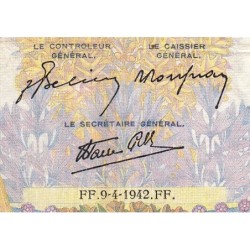 F 32-34 - 09/04/1942 - 500 francs - La Paix - Série G.5478 - Etat : TB+