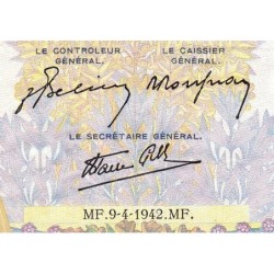 F 32-34 - 09/04/1942 - 500 francs - La Paix - Série W.5622 (remplacement) - Etat : TTB