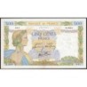 F 32-34 - 09/04/1942 - 500 francs - La Paix - Série B.5816 - Etat : TTB